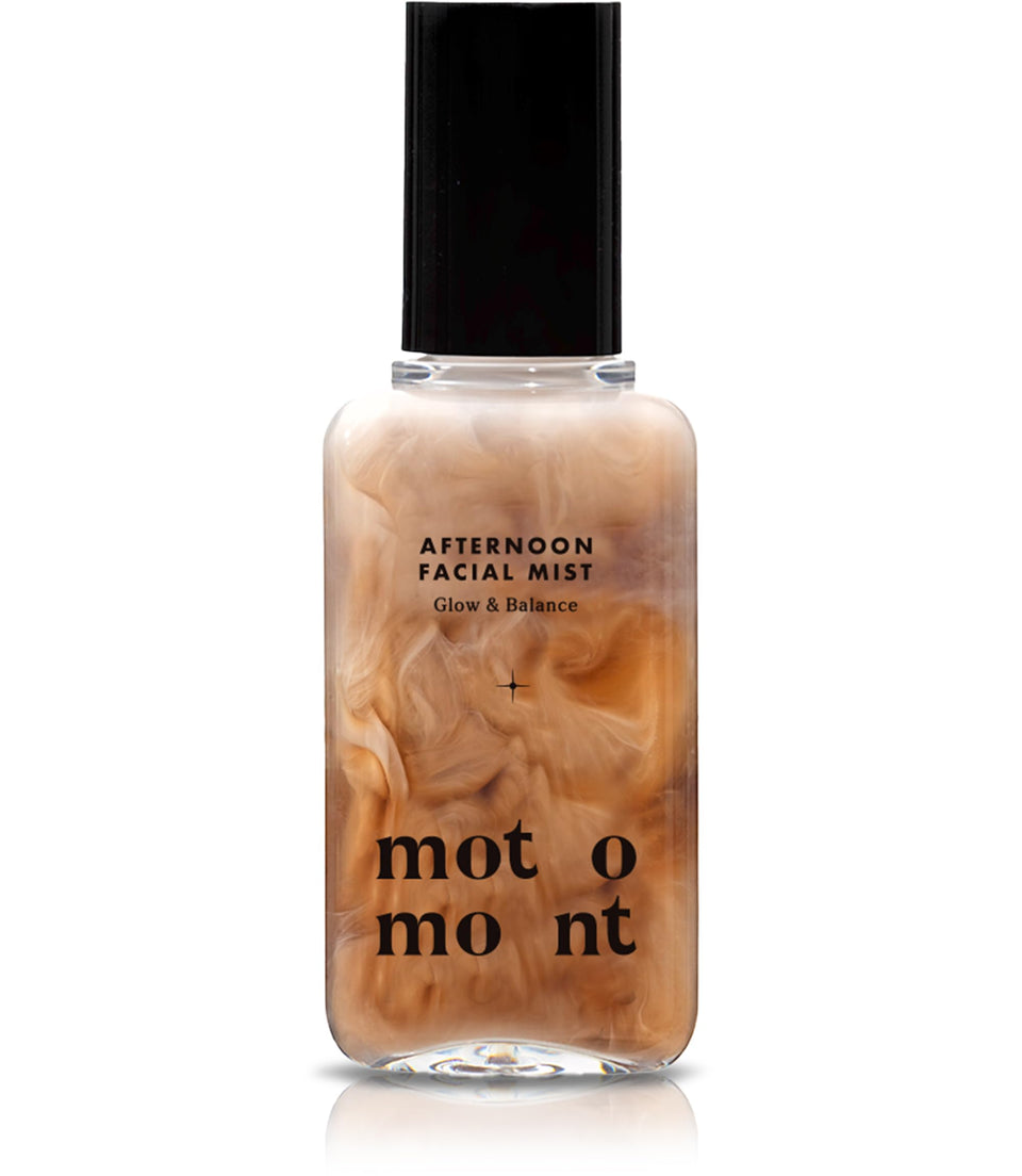 motomont front packaging showing bottle and label benefit glowing finish