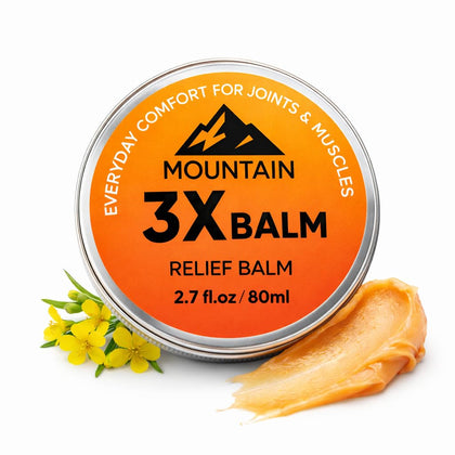 MOUNTAIN 3X front packaging showing jar label and size for easy identification