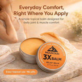 MOUNTAIN 3X key ingredients arnica and camphor displayed indicating natural extracts