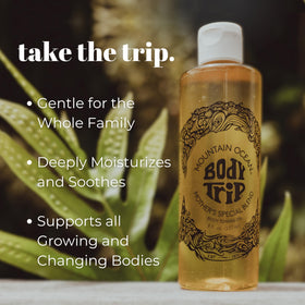 Mountain Ocean close-up cocoa butter ripple showing rich emollient for deep hydration
