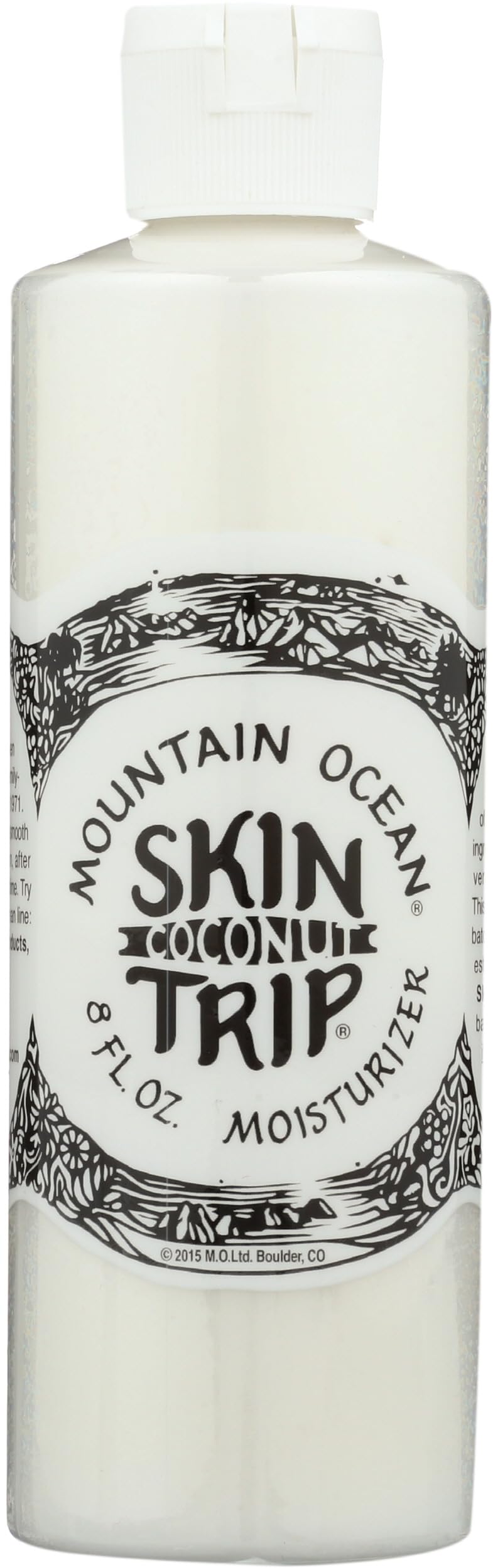 Mountain Ocean front packaging showing 8 oz bottle and clear brand labeling for reassurance