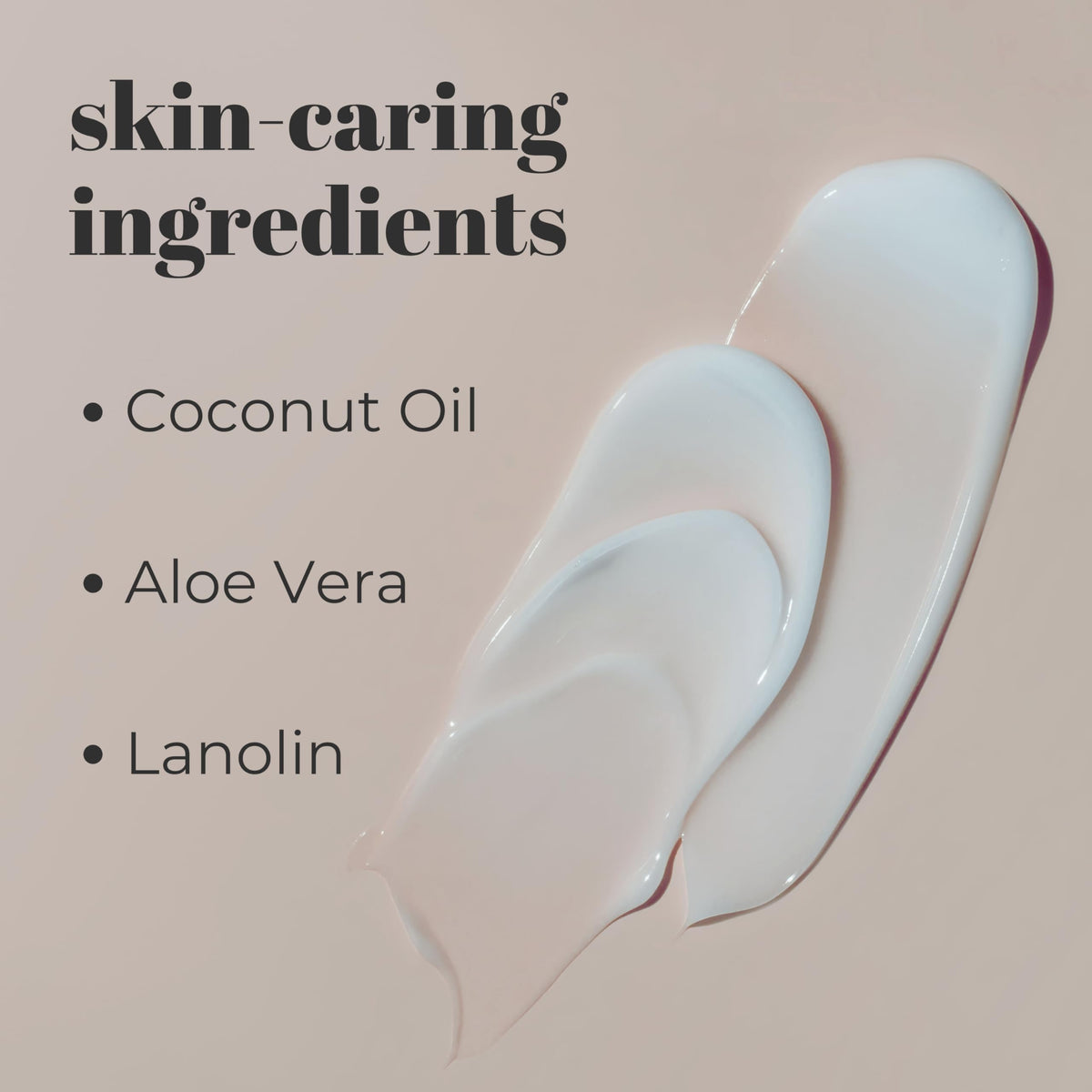 Mountain Ocean lotion texture on hand demonstrating lightweight quick absorption
