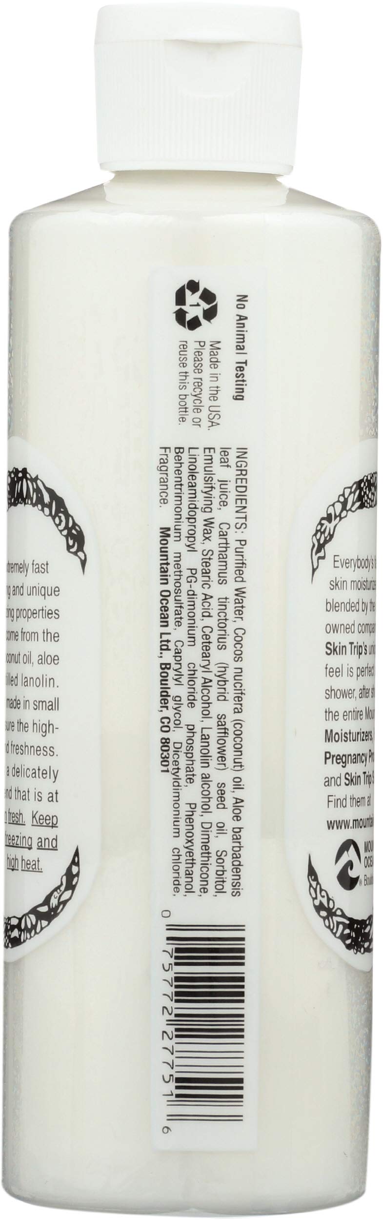 Mountain Ocean open jar texture close-up showing creamy coconut formula for easy absorption