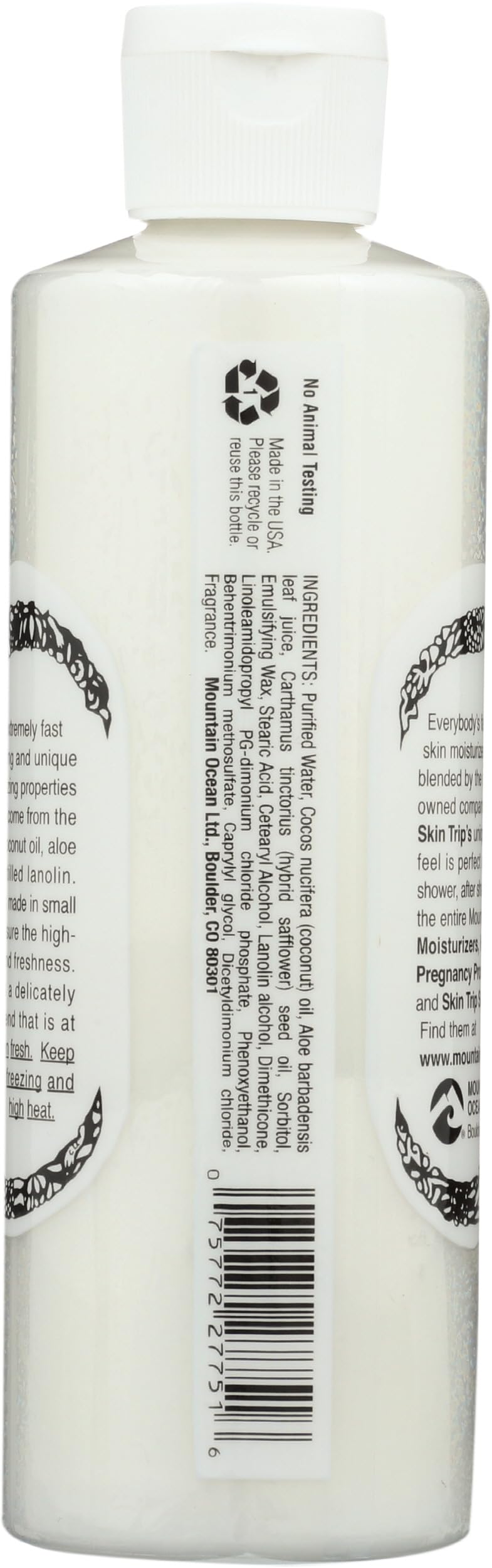 Mountain Ocean close-up texture shot highlighting fast-absorbing lightweight cream