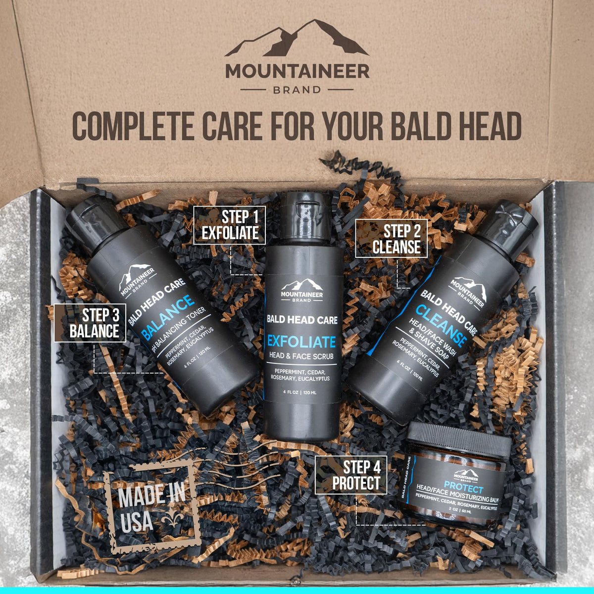 Mountaineer Brand exfoliating scrub texture close-up removes dead skin
