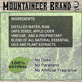 Mountaineer Brand ingredients flatlay with herbs showing natural essential oil benefit