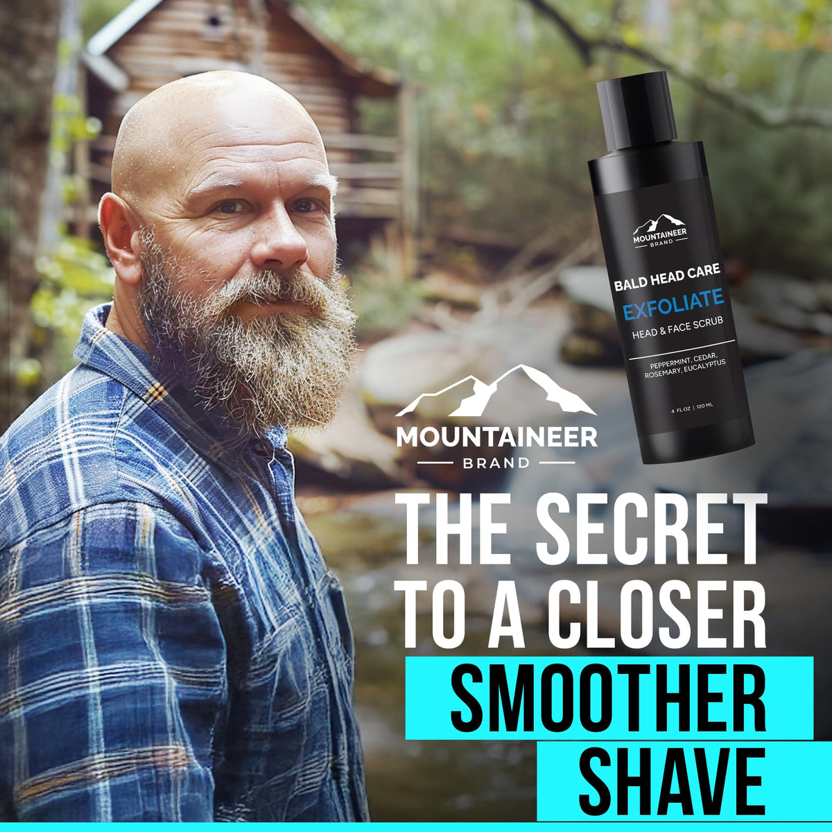 Mountaineer Brand lather in hand demonstrating foaming and gentle cleansing