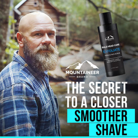 Mountaineer Brand lather in hand demonstrating foaming and gentle cleansing