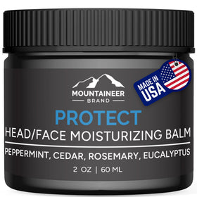 Mountaineer Brand jar front view showing clean packaging and natural scent benefit