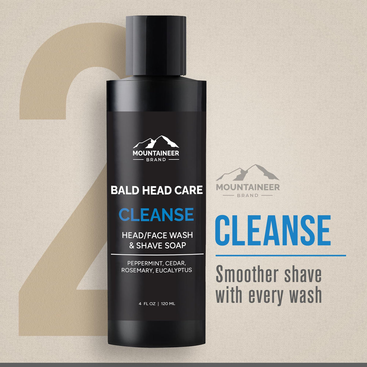 Mountaineer Brand wash lather detail demonstrating gentle, hydrating foam