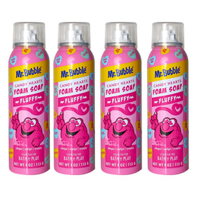 Mr. Bubble front packaging showing strawberry candy scent and playful benefit