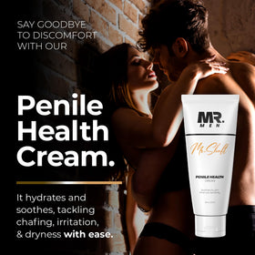 Mr. Men application demonstration applying small amount for soothing relief