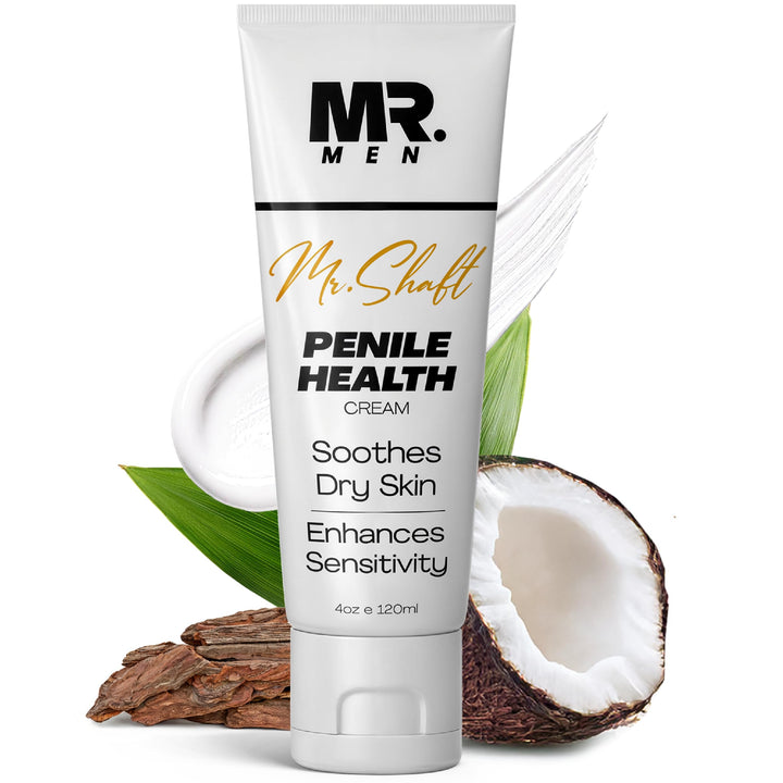 Mr. Men front packaging 4oz tube showing label and benefit