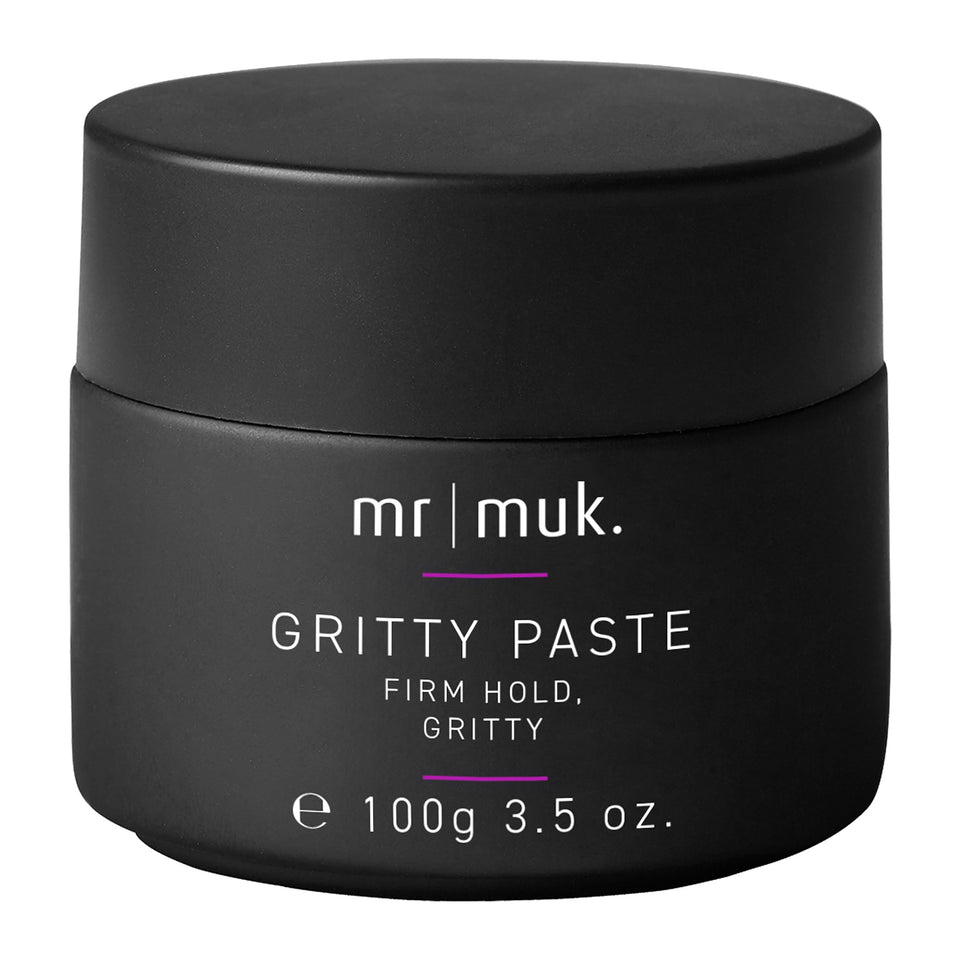 Mr MUK front packaging paste 100g showing label and hold benefits