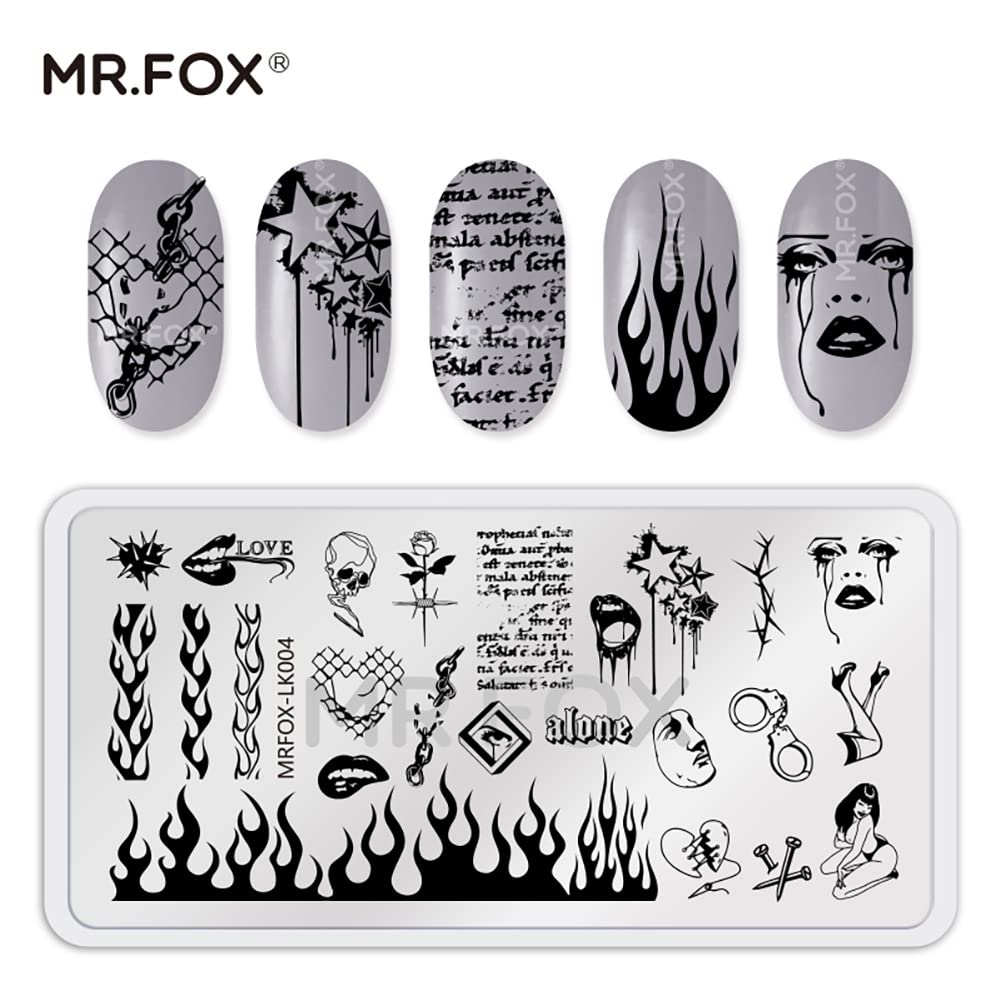 MR.FOX packaging with protective blue film removed to reveal ready-to-use plates