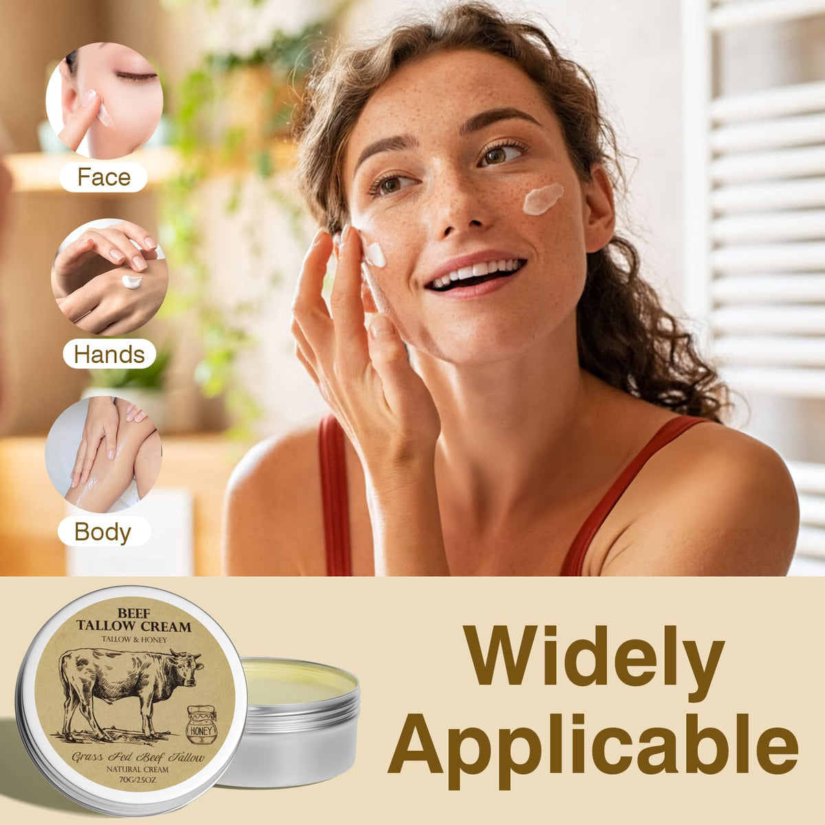 MROUVIK tins on a bathroom vanity in a lifestyle scene suggesting daily skincare use
