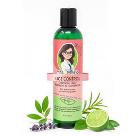 Mrs. Merlo front bottle showing label and kid-friendly 2-in-1 benefit