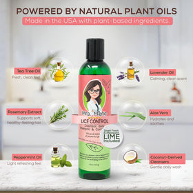 Mrs. Merlo lather texture in hand demonstrating gentle foaming action