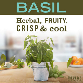 Mrs. MEYER'S basil lotion texture close-up showing creamy non-greasy finish for quick absorption