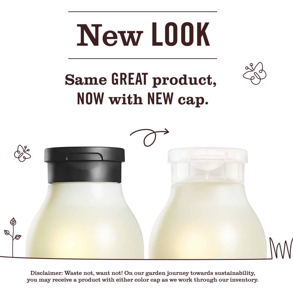 Mrs. Meyer's closeup pump dispensing soap, demonstrating easy refill use