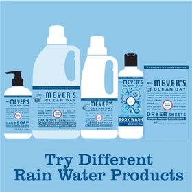Mrs. Meyer's soap in bathroom lifestyle setting illustrating clean fresh scent and everyday use