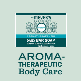 Mrs. MEYER'S soap close-up texture highlighting triple-milled density for lasting use