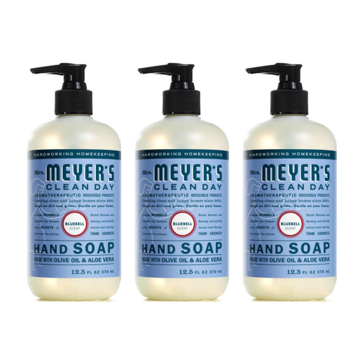 Mrs. MEYER'S front bottle shot showing bluebell scent and clean design benefit
