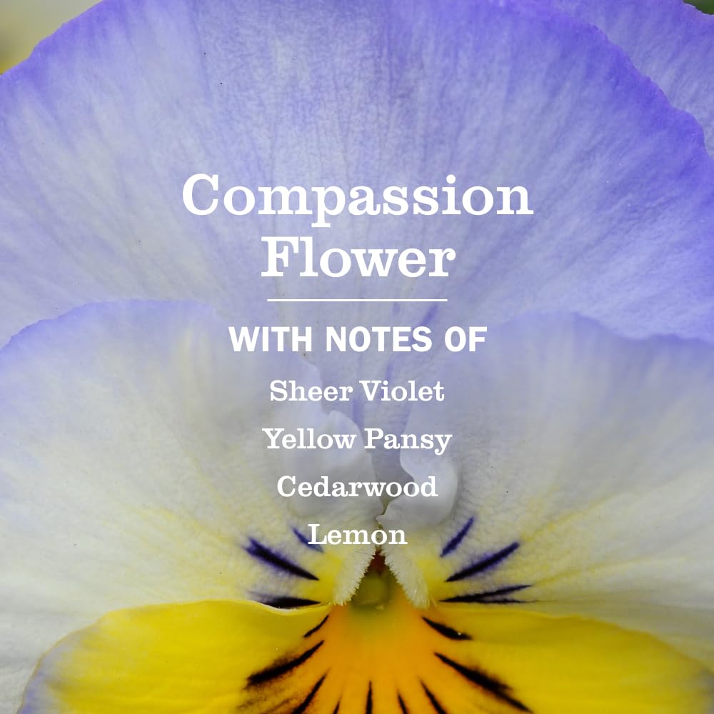Mrs. Meyer's Compassion Flower soap texture close-up highlighting moisturizing feel