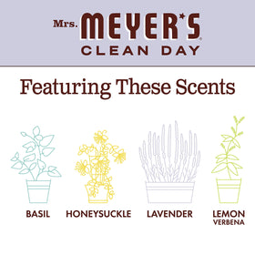 Family washing hands with Mrs. MEYER'S soap demonstrating softening and frequent-use suitability