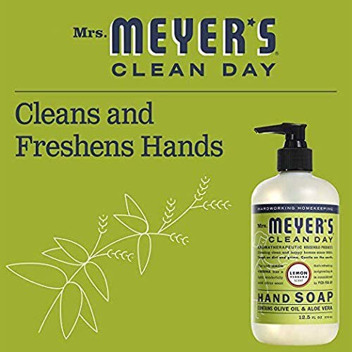 Mrs. MEYER'S family washing hands lifestyle scene showing shared use and fresh scent benefit