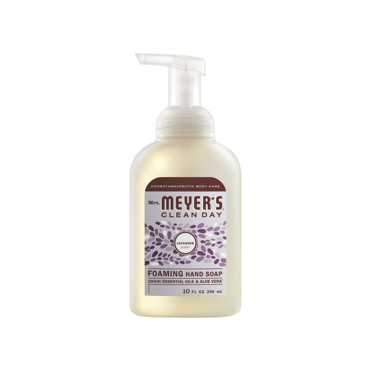 Mrs. Meyer's foam texture closeup showing creamy lather and gentle cleanse