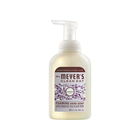 Mrs. Meyer's foam texture closeup showing creamy lather and gentle cleanse