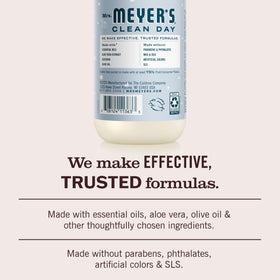 Mrs. MEYER'S Gingerbread bottle in hand showing warm spice scent and comforting feel