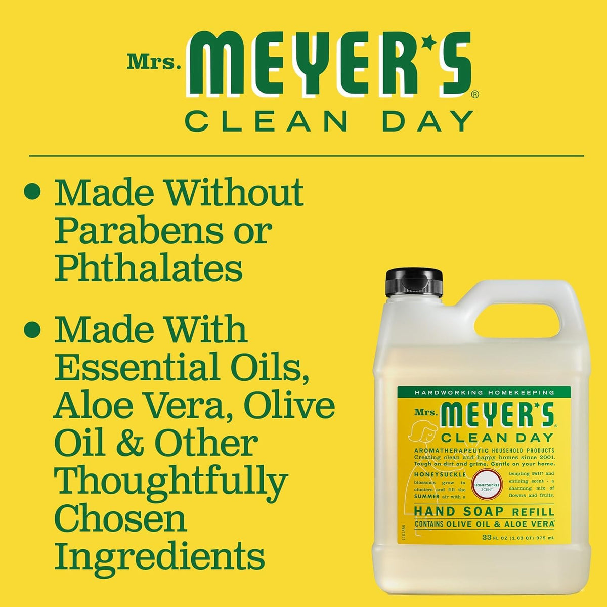 Mrs. MEYER'S soap in action at sink demonstrating effective hand cleaning