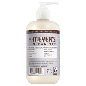 Mrs. MEYER'S bottles on a kitchen sink showing fresh scents enhancing cooking cleanup benefit