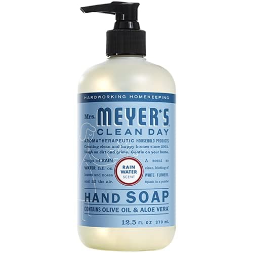 Mrs. MEYER'S soap lather close-up showing gentle foam and moisturizing effect
