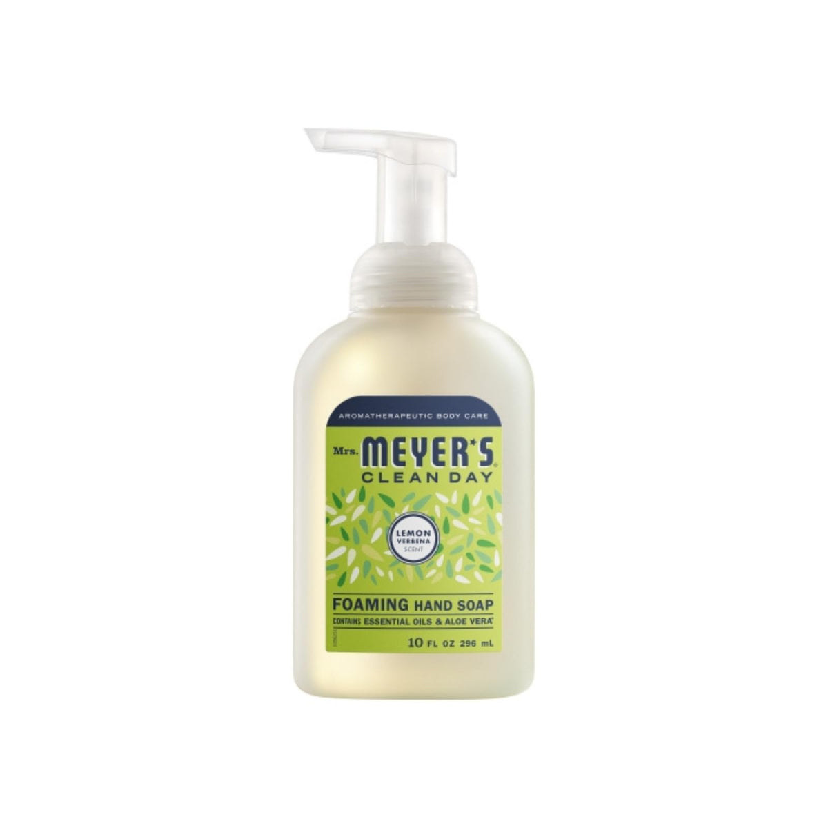 Mrs. Meyer's Lavender bottle label detail showing calming fragrance cues