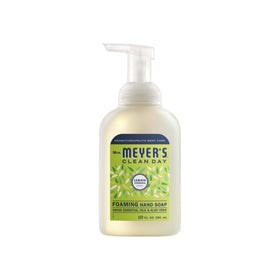 Mrs. Meyer's Lavender bottle label detail showing calming fragrance cues