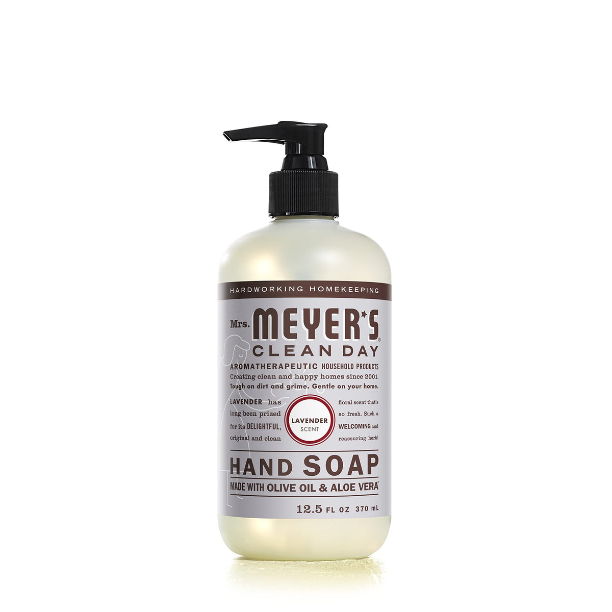 Mrs. MEYER'S Lavender foam texture displayed for gentle cleansing benefit