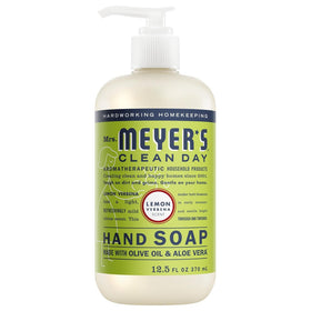 Mrs. MEYER'S Peony bottle close-up featuring soft floral label and gentle fragrance benefit