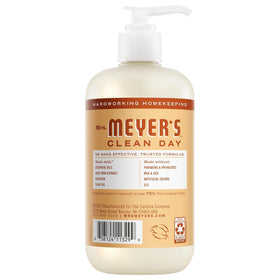 Mrs. MEYER'S pump dispenser detail for easy controlled soap dispensing benefit