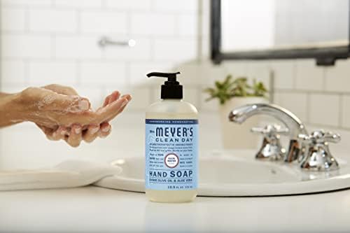 Mrs. MEYER'S bottle on kitchen counter in lifestyle scene indicating fresh scent and everyday use