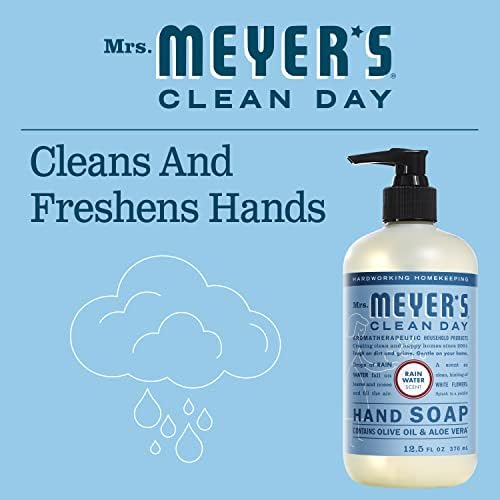Mrs. MEYER'S bottle next to sink faucet showing 12.5 fl oz size and home convenience