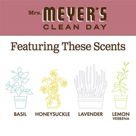 Mrs. MEYER'S bottle on sink in kitchen setting, inviting daily handwashing routine