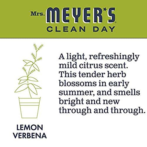 Mrs. MEYER'S bottle staged on sink showing aesthetic storage and counter-friendly benefit