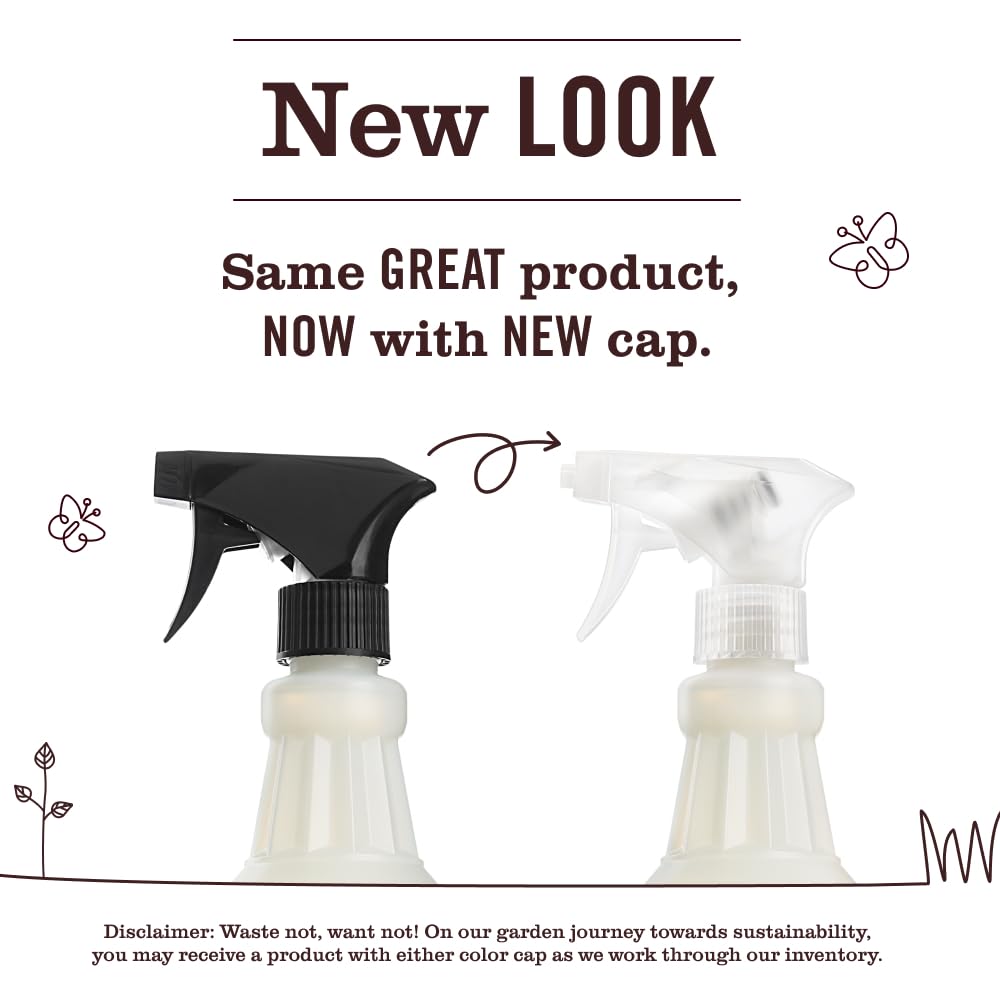 Mrs. MEYER'S multi-surface spray bottle mid-spray showing quick surface refresh benefit