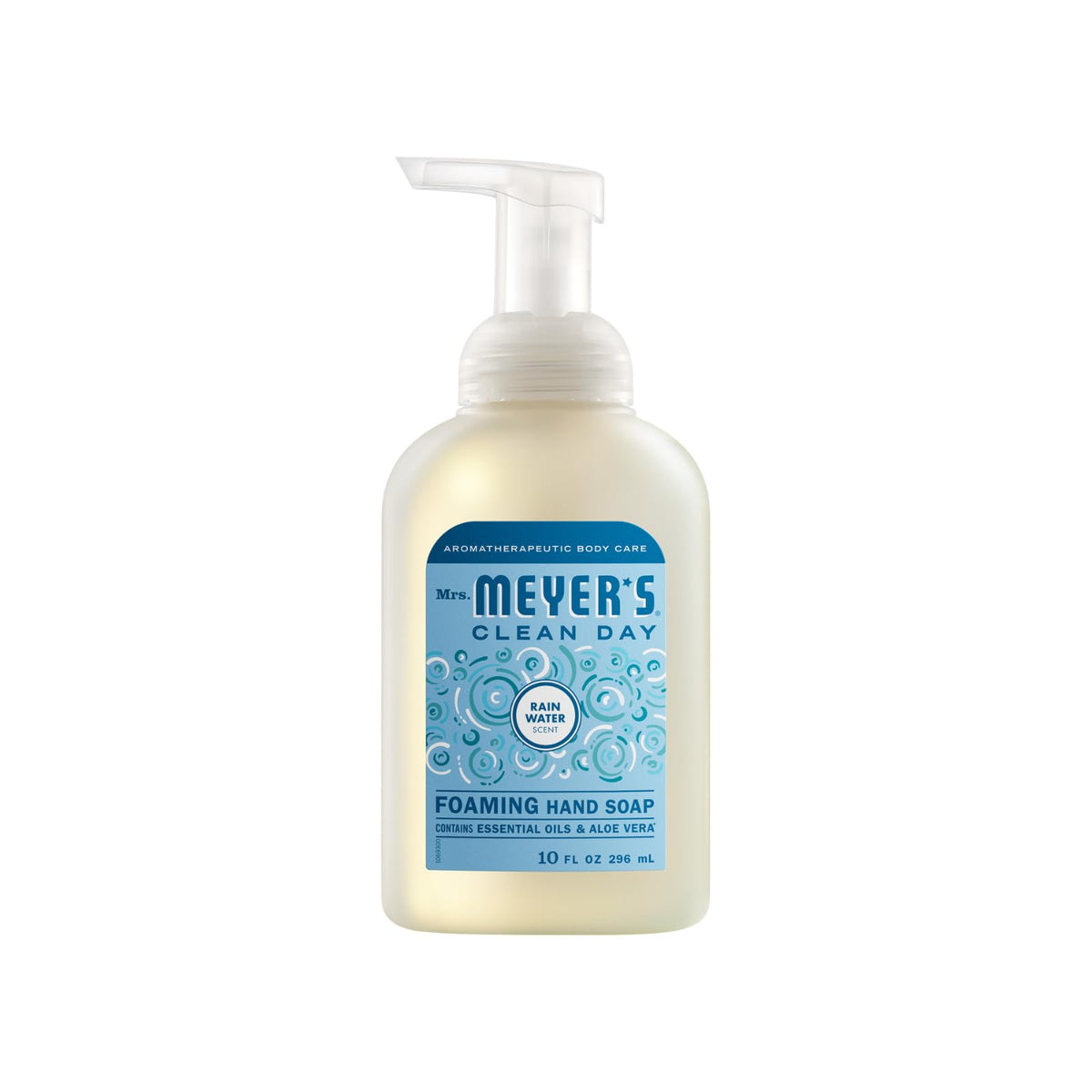 Mrs. Meyer's Watermelon bottle at kitchen sink adding cheerful scent