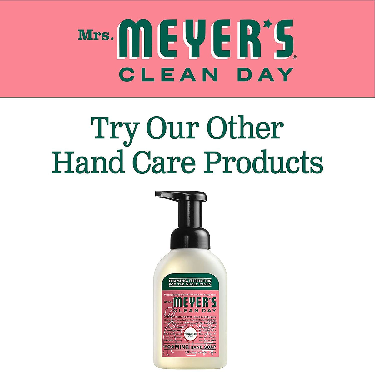 Mrs. MEYER'S bottle staged at a kitchen sink showing refreshing scent benefit