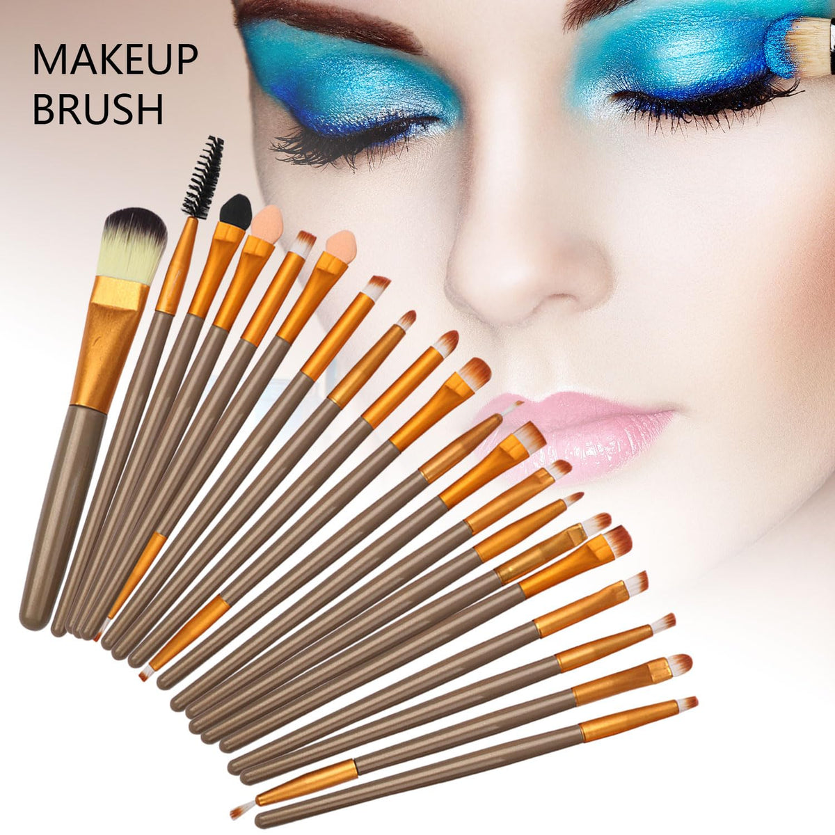 MTDXILTAI twenty brushes and tools flatlay for versatile application