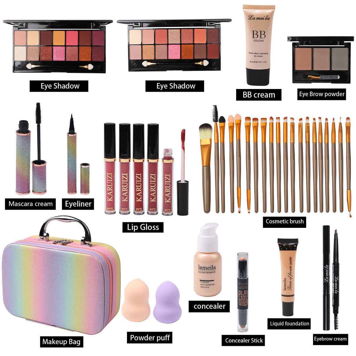 MTDXILTAI open 14-color eyeshadow palettes offering color variety